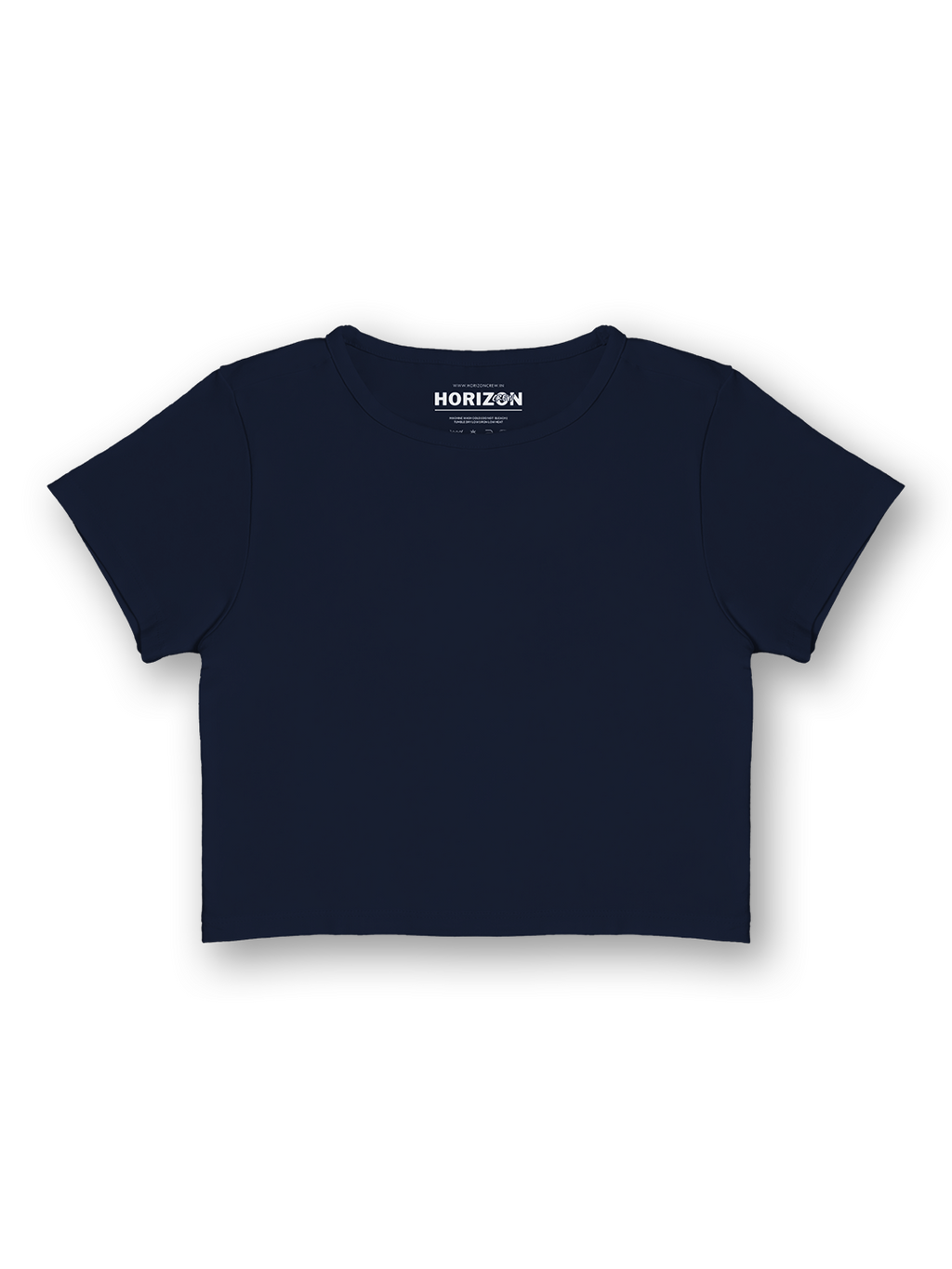 Navy Stretch Baby Tee