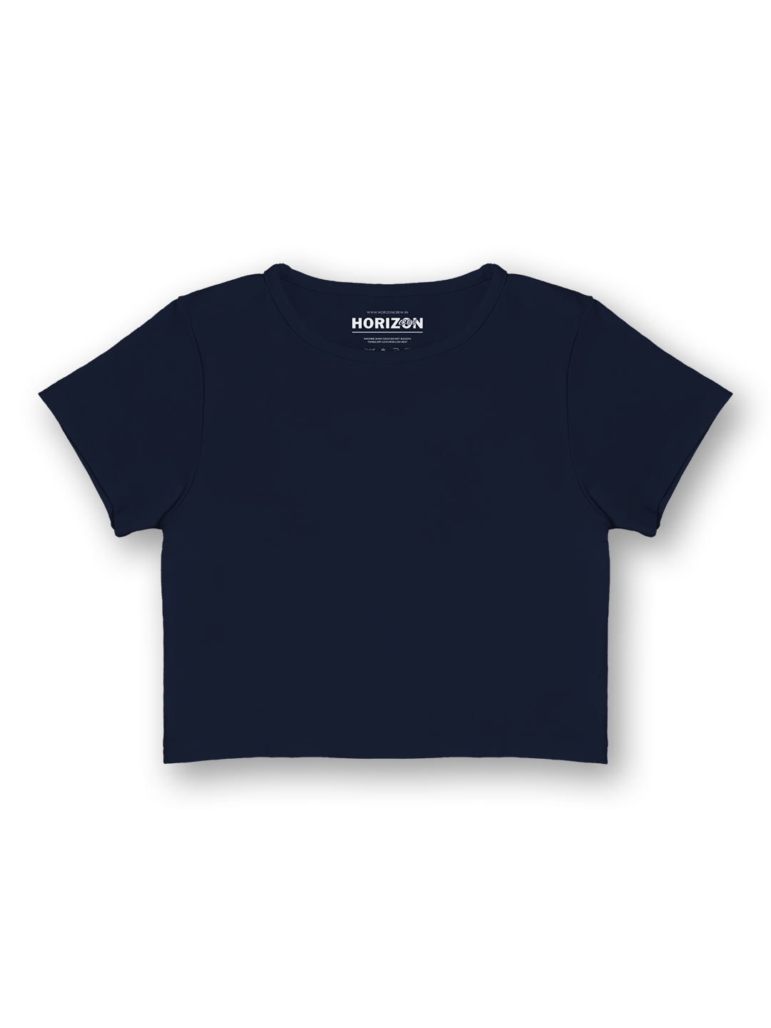 Navy Stretch Baby Tee