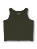 Olive Essential Crop Tank