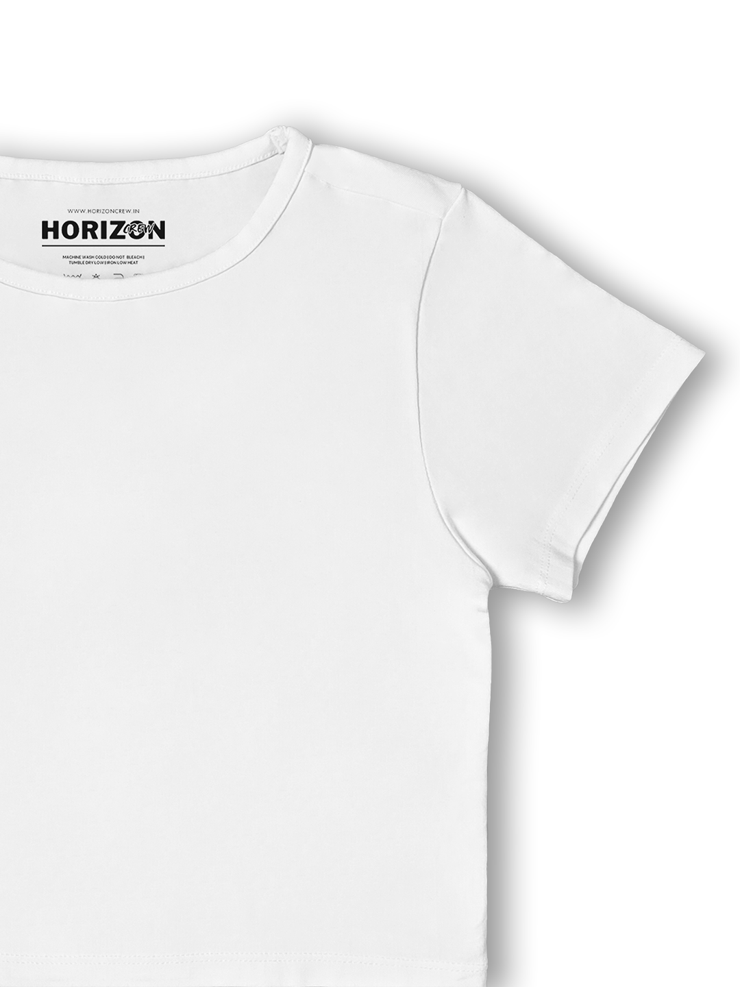 White Stretch Baby Tee