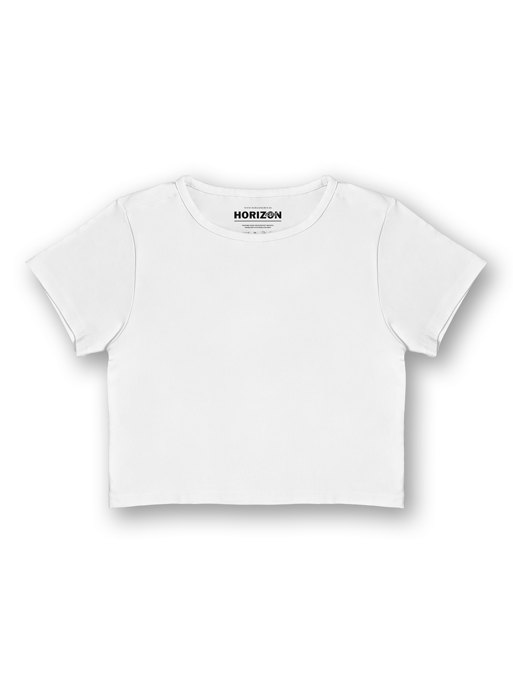 White Stretch Baby Tee